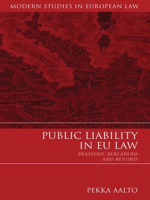 cover image of Public Liability in EU Law